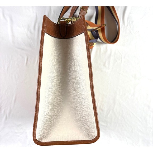 Coach x Disney World 50th Anniversary Field Tote Bag Pebbled Leather Crossbody - Picture 13 of 16